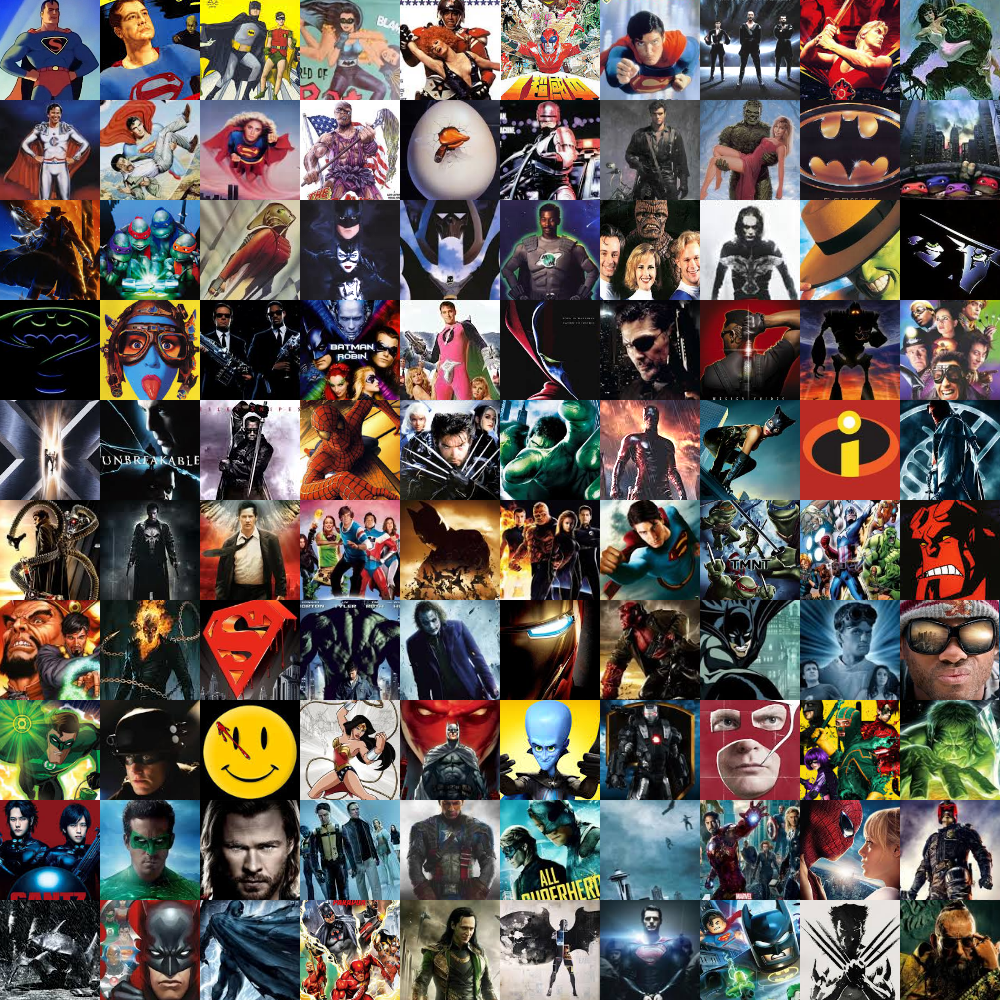 100 Essential Superhero Movies  Flights, Tights, and Movie Nights